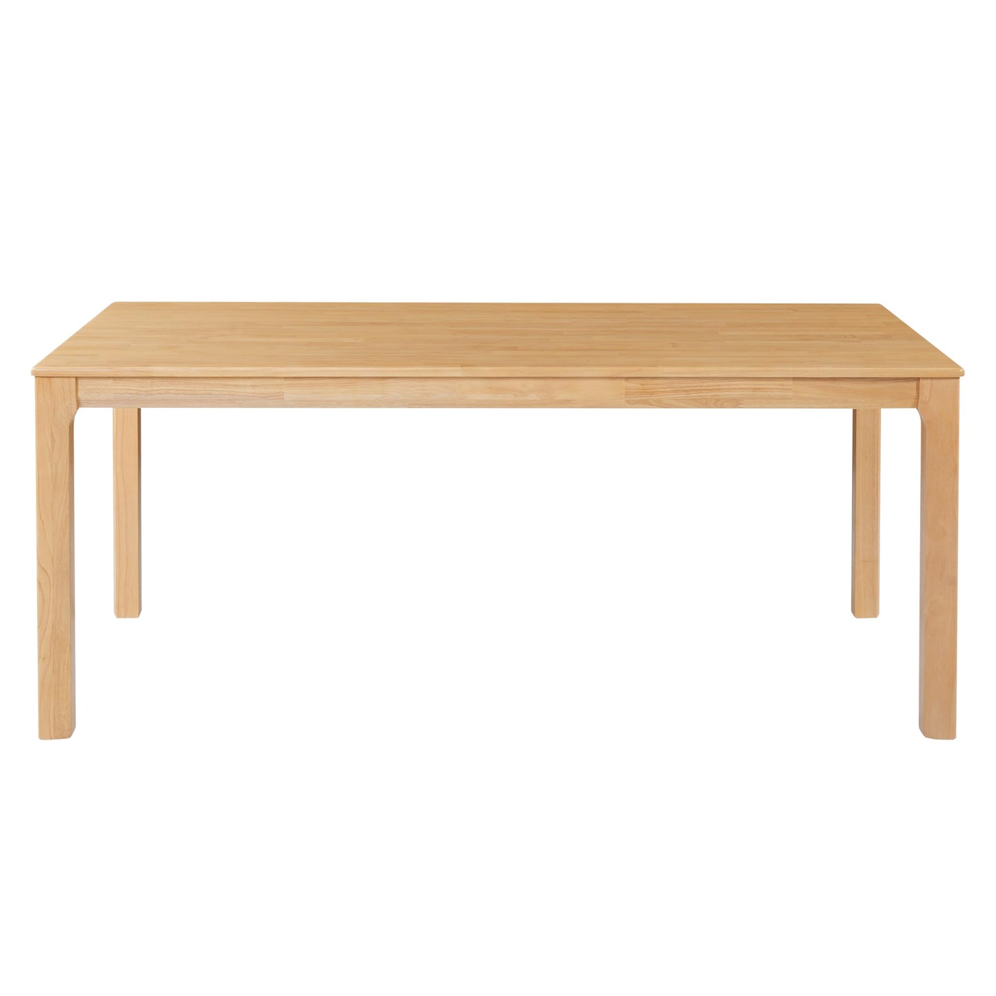 Christopher Knight Home Ace 70.28'L Solid Wood Dining Table for 6-8 People, Rubber Wood Dining Room Table, Minimalist Modern Rectangular Kitchen Table, Easy Assembly Dining Room Furniture, Natural