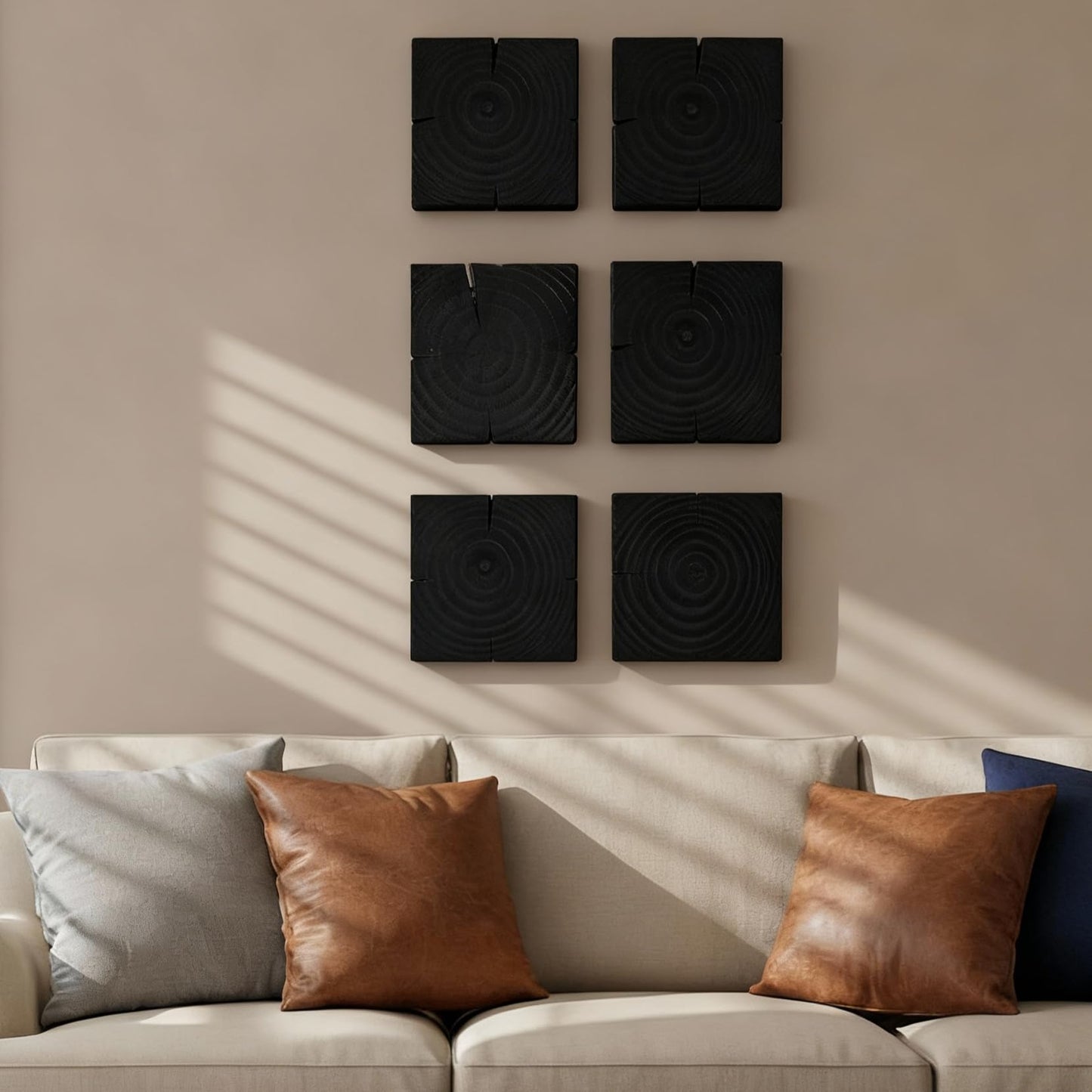 NAHARO Rustic Wood Wall Art–Farmhouse Style Wooden Wall Hanging Decor for Living Room, Bedroom, or Office – Handmade Eco-Friendly Pine Wood Ornaments
