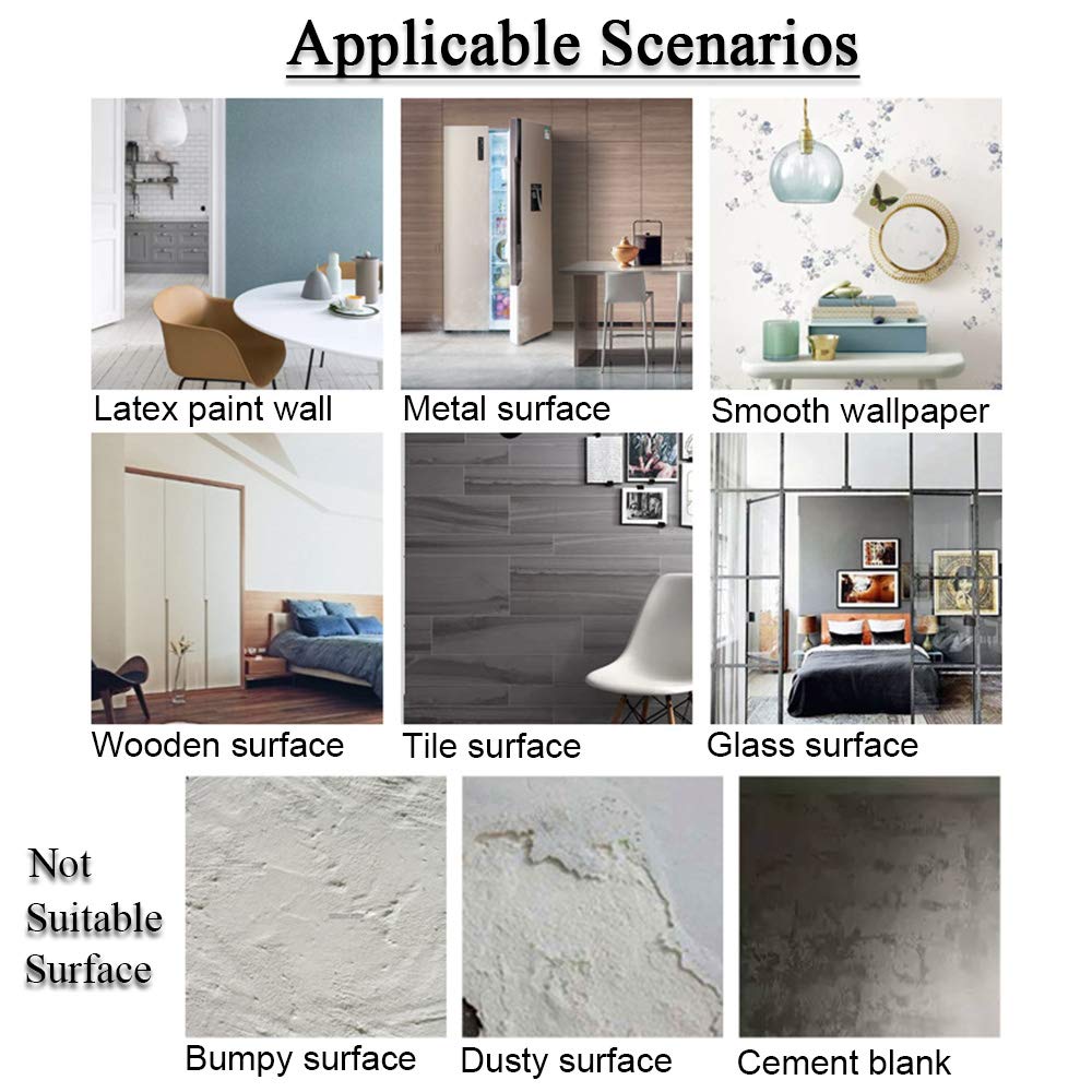 Betinyar 15 Pieces Removable Square Acrylic Mirror Wall Decor, Self-Adhesive Mirror Wall Sticker Decal, Non-Glass Mirror Stickers for Home Living Room Bedroom Decor (Black,Silver)