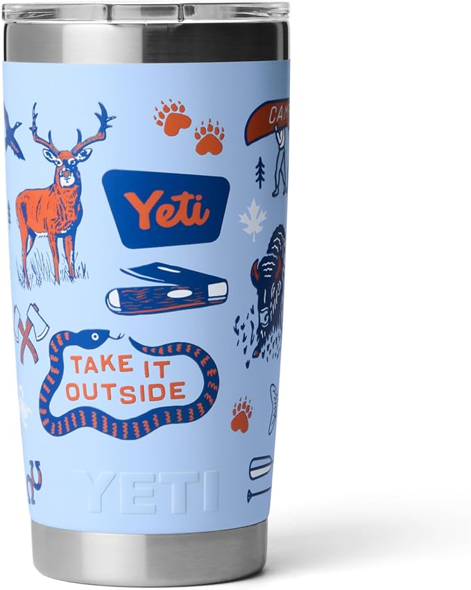 YETI Rambler 20 oz Stainless Steel Vacuum Insulated Tumbler w/MagSlider Lid