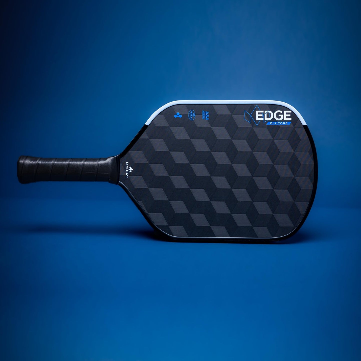 Diadem Edge BluCore Pro Pickleball Paddle | Ultimate Speed & Precision, Extended Reach, 18K Carbon Fiber, PowerSync Foam Core | USAPA Approved (Pro 14mm)