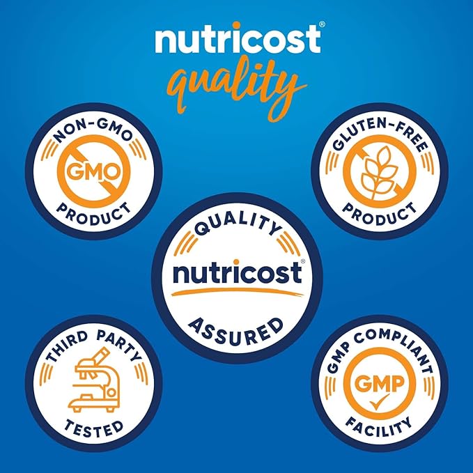 Nutricost Grass-Fed Whey Protein Concentrate (Chocolate Peanut Butter) 5LBS