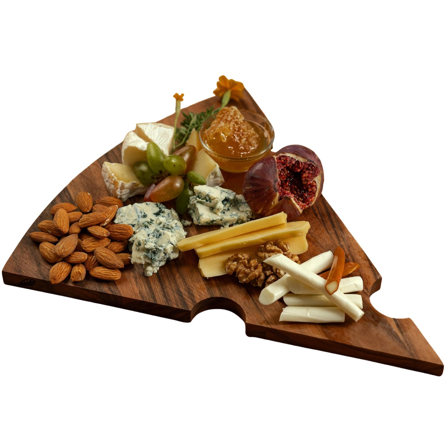 Walnut Cheese Board for Kitchen - Wooden Charcuterie Boards for Serving Food – Meat and Cheese Tray – Small Charcuterie Platter - House Warming Gifts New Home - Wedding Gifts – Tabla de Quesos