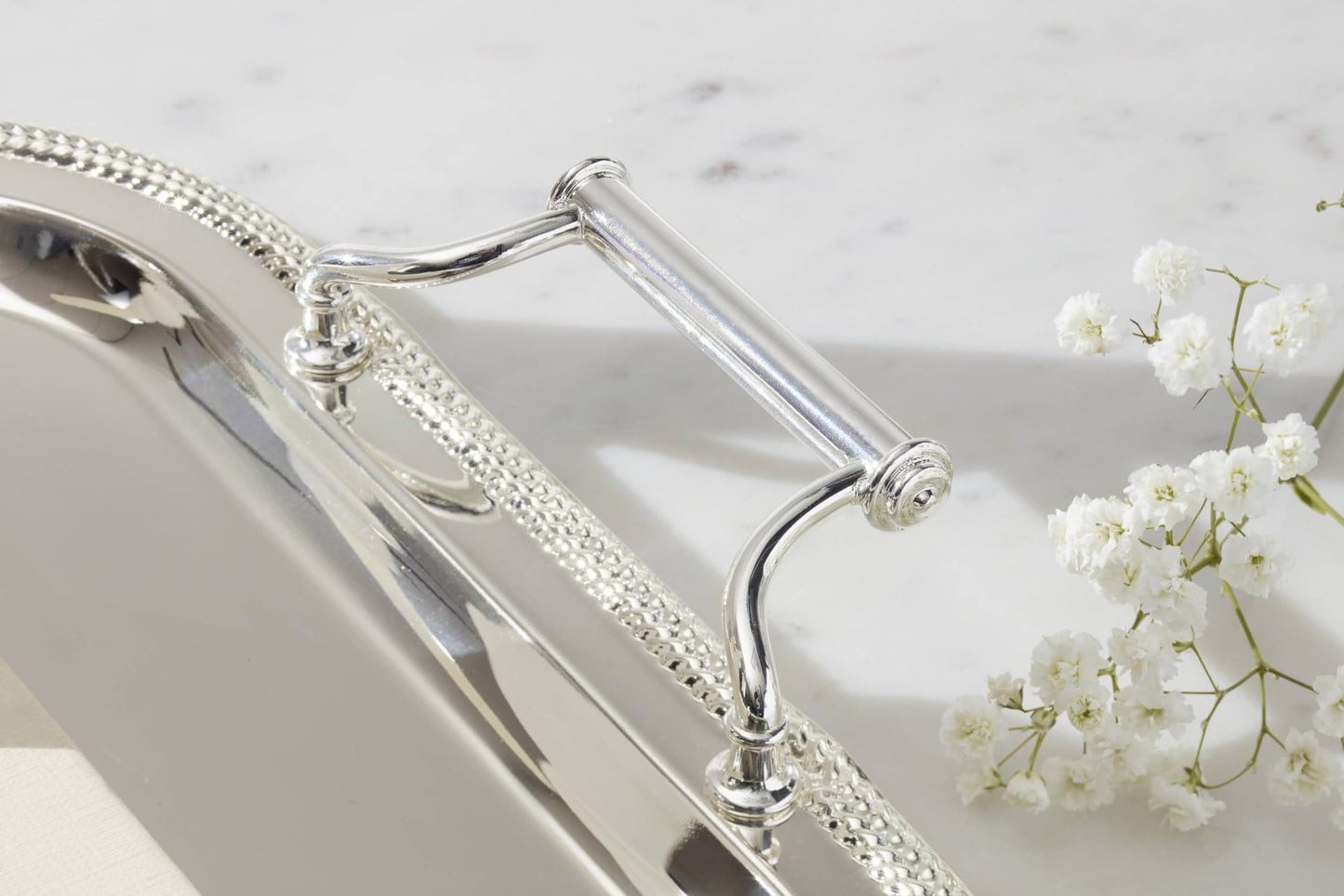 Reed And Barton 896102 Rectangle Silverplate Tray With Handles