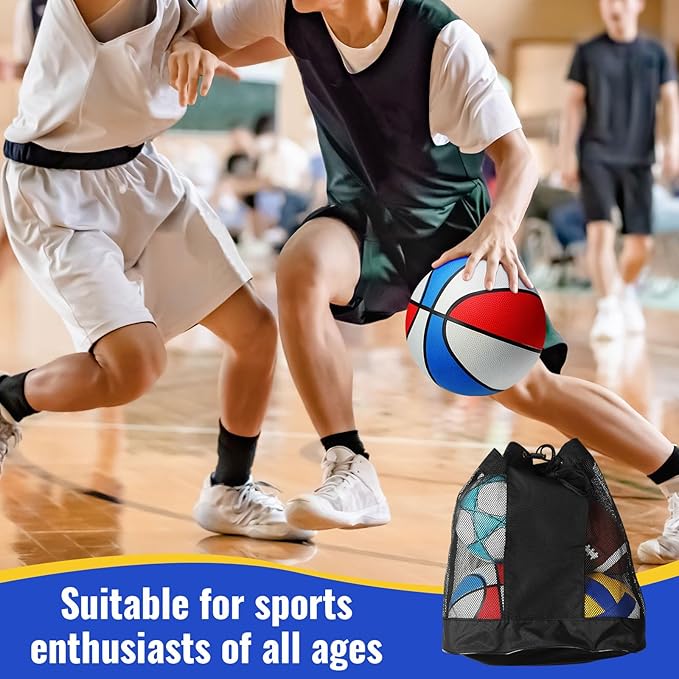 Jerify 4 Pcs Sport Balls Set Official Size Athletic Balls Include Soccer, Football, Basketball, Volleyball for Indoor Outdoor Game Youth Adult Operation Christmas Ball Gifts