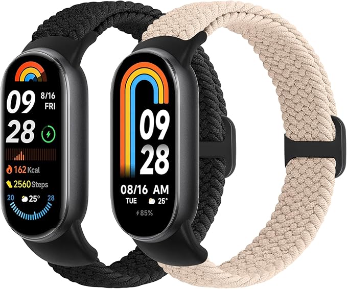 Braided Bands Compatible with Xiaomi Smart Band 10 9 8 Straps for Women Men