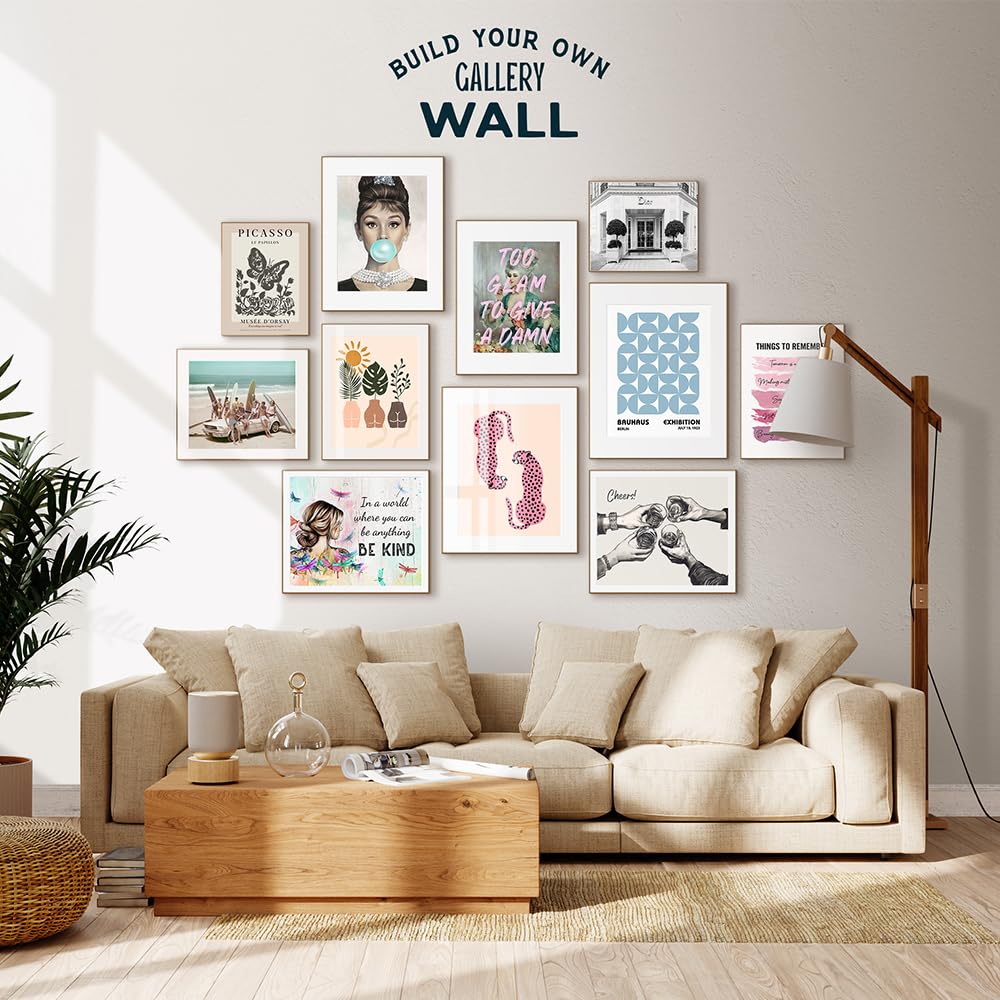 Glam Wall Art For Women 11x14 - Luxury Wall Art, Fashion Wall Decor for Womens Home Decor - Design Art for Living Room, Bedroom - Gift for Fashionista Woman - Haute couture Picture Print
