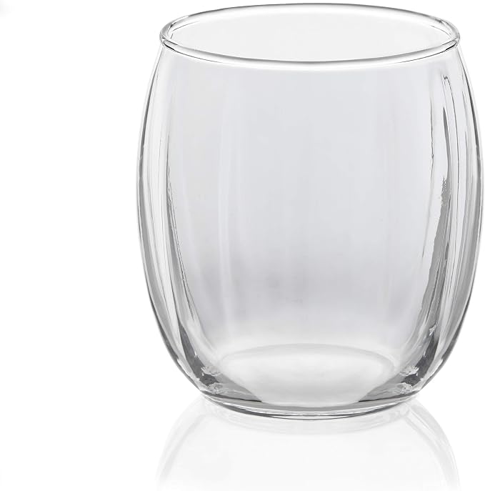 Libbey Samba Rocks and Tumbler Glass Cups Set of 16, All Purpose Everyday Drinking Glasses Set, Dishwasher Safe Modern Glassware Set for Events