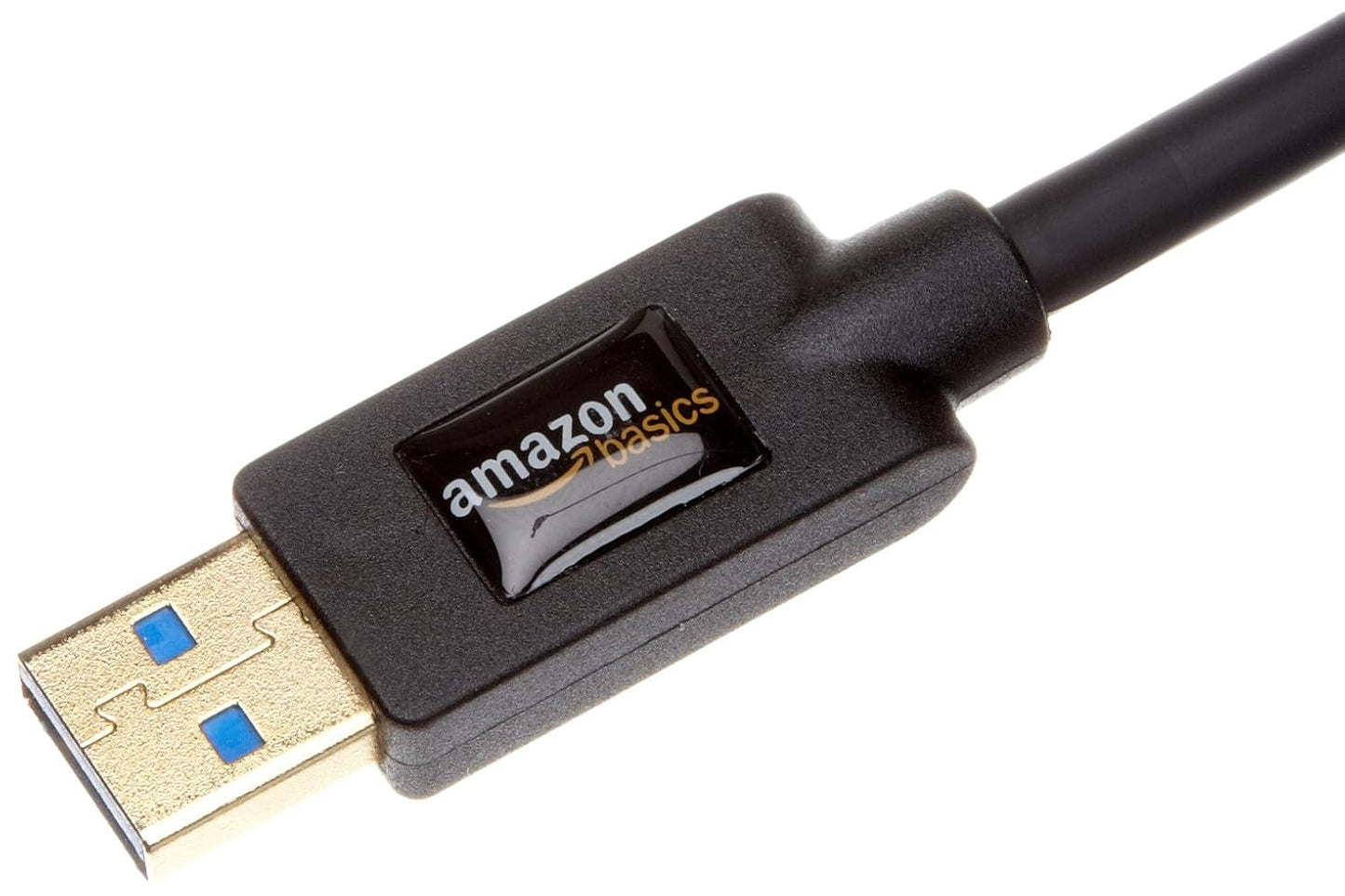 3.0 4.8Gbps 3.3 Amazon Basics USB Extension Cable, A-Male to A-Female, High-Speed, Gold-Plated Connectors, Foot, Black