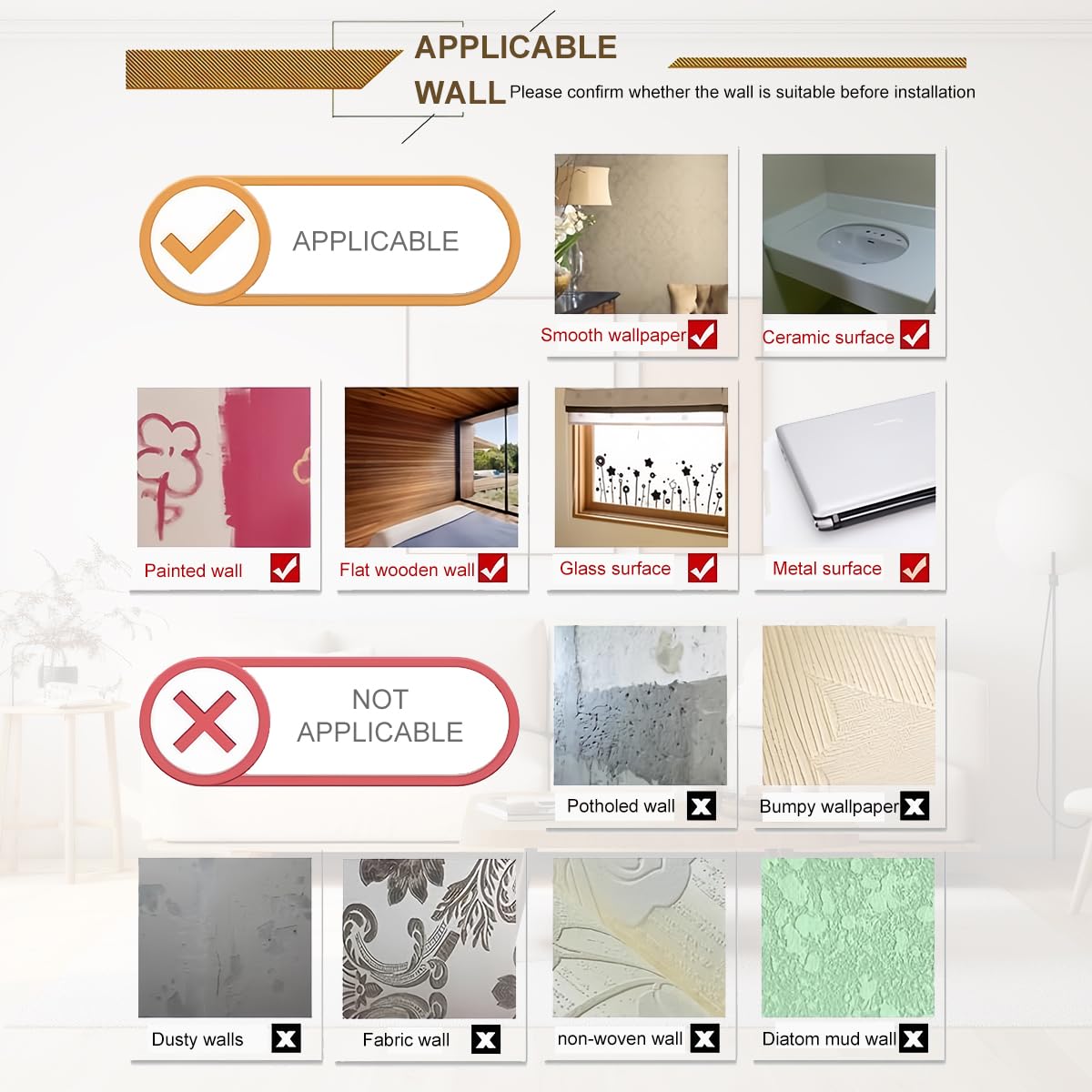 Tumecos Shatterproof Scratch Resistant Acrylic Mirror for Wall Decor, Butterfly Mirror Decoration for Bathroom, Entrance, Living Room, Bedroom, and Kid's Room, Frameless,No-Punch,Easy to Install