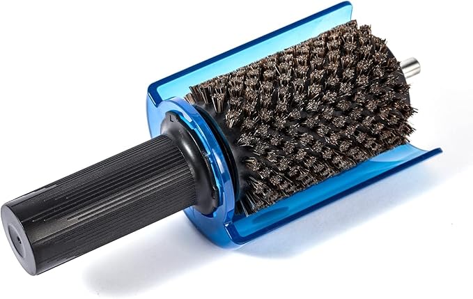 XCMAN Ski Roto Brush Kit Roto Brush Handle Axle with All 3 Brushes:Nylon,Horsehiar,Brass/Cork