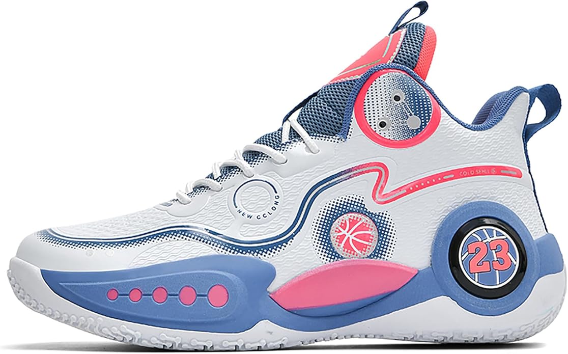 Boys Basketball Shoes Breathable Indoor Athletic Shoes Youth Outdoor Fashion Sneakers Comfortable Basketball Shoes for Girls