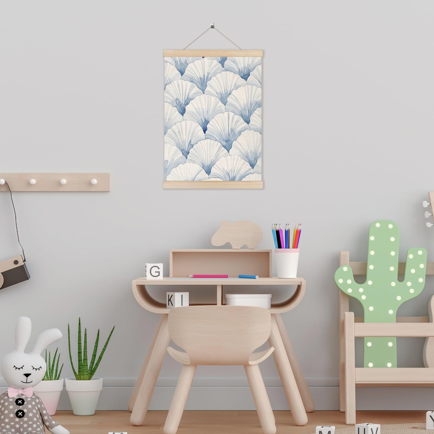 HUGANE Ocean Beach Wall Decor, Coastal Seashell Wall Art Poster, Coastal Beach Wall Decor, Ocean Wall Decor, Ocean Sea Shell Wall Decor Posters for Home Bedroom Living Room, 12x16 Inches