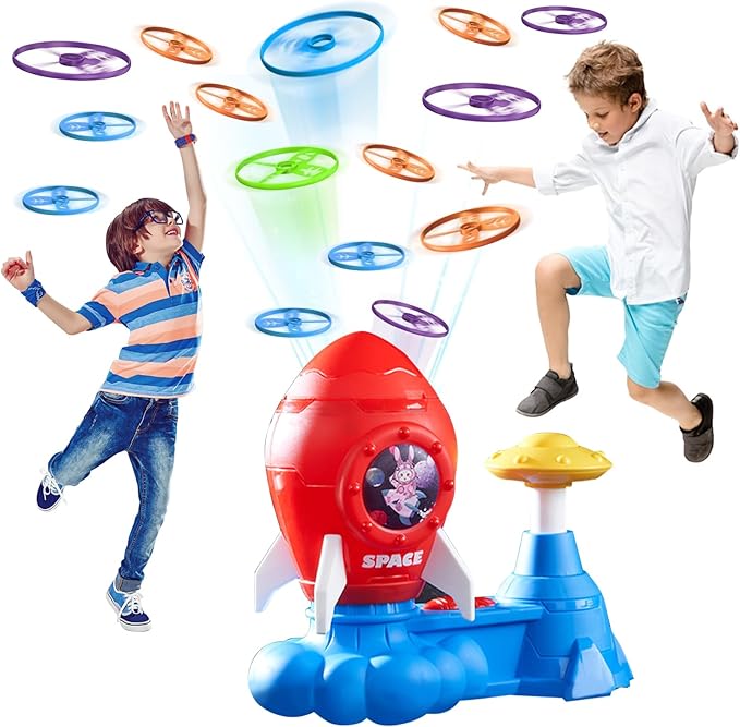 Outside Toys for Kids Ages 4-8, 28 Pack Flying Discs Supplement Set - Compatible with Most Handheld and Foot-Powered Flying Disc Toys, Includes 4 Vibrant Colors, Must-Have for Flying Disc Enthusiasts