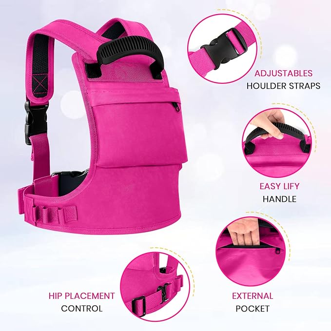 Ski Harness for Kids,Ski and Snowboard Training Harness with 2 Leashes & Backpack,Control Steer & Speed,Perfect for Beginners