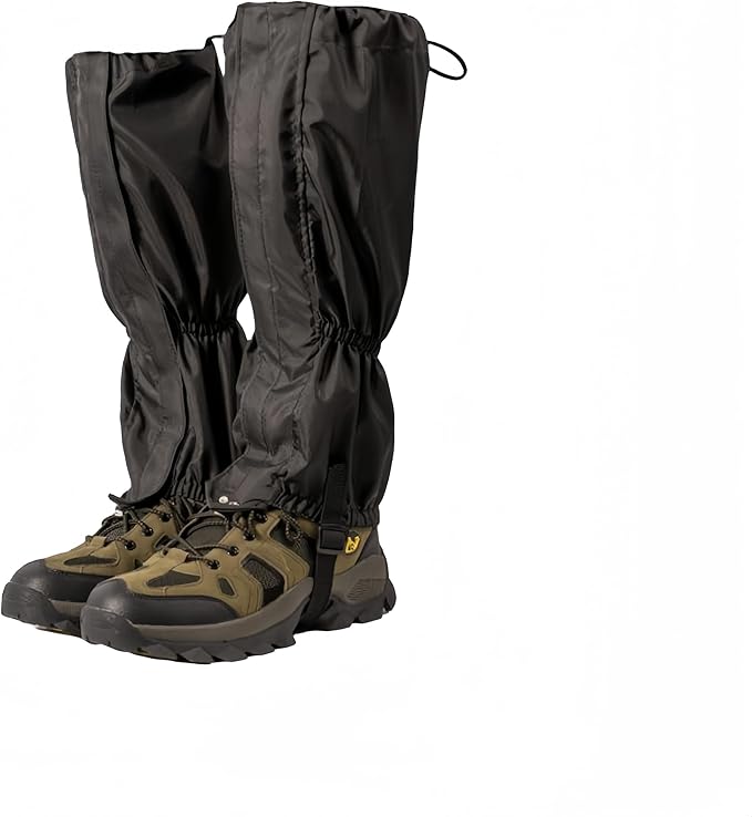 Leg Gaiters, Waterproof,Lightweight and Adjustable, Snow Boot Gaiters, for Men and Women Hiking, Walking, Hunting, Backpacking,Skiing, Mountaineering