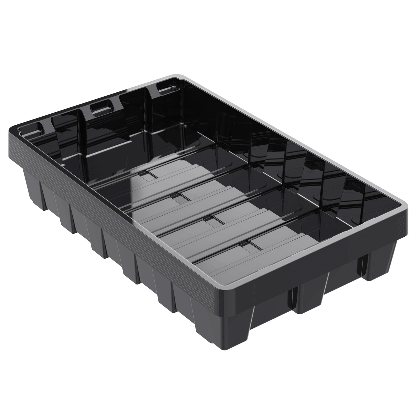 Gardzen 10 Pack Seed Trays, Reusable Plant Grow Trays, Ideal for Seed Starting, Microgreens, Indoor Gardening, and Greenhouse Nurseries - No Drain Holes, 14.5"x9"