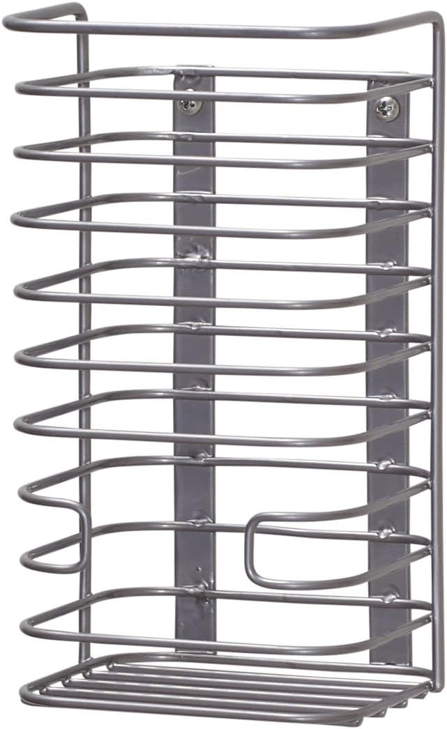 Household Essentials Satin Nickel Steel Door Basket
