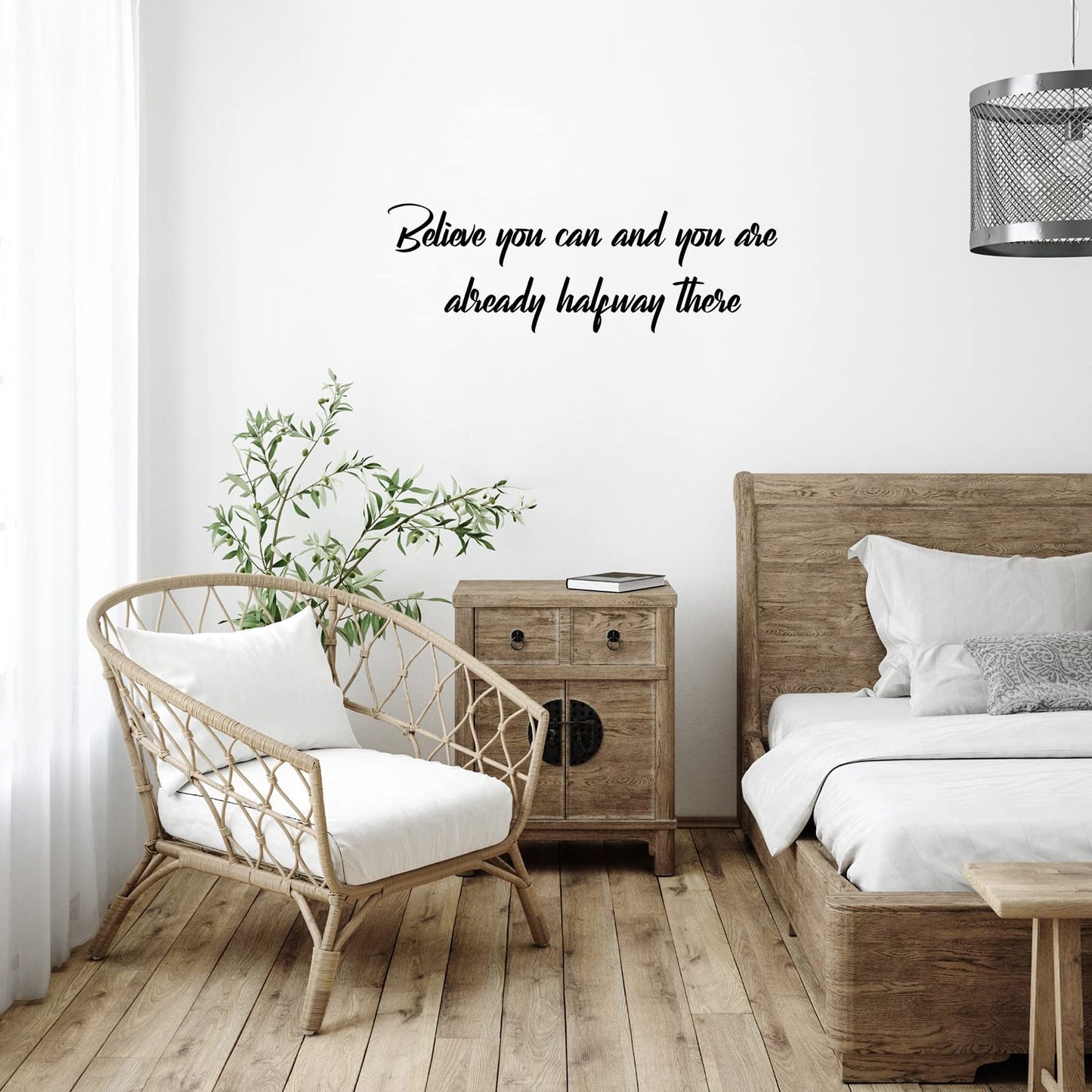 9 Pcs Vinyl Wall Decals Inspirational Quotes Stickers Removable Motivational Positive Saying Encouragement Affirmation Stickers Peel and Stick for Home School Classroom Office