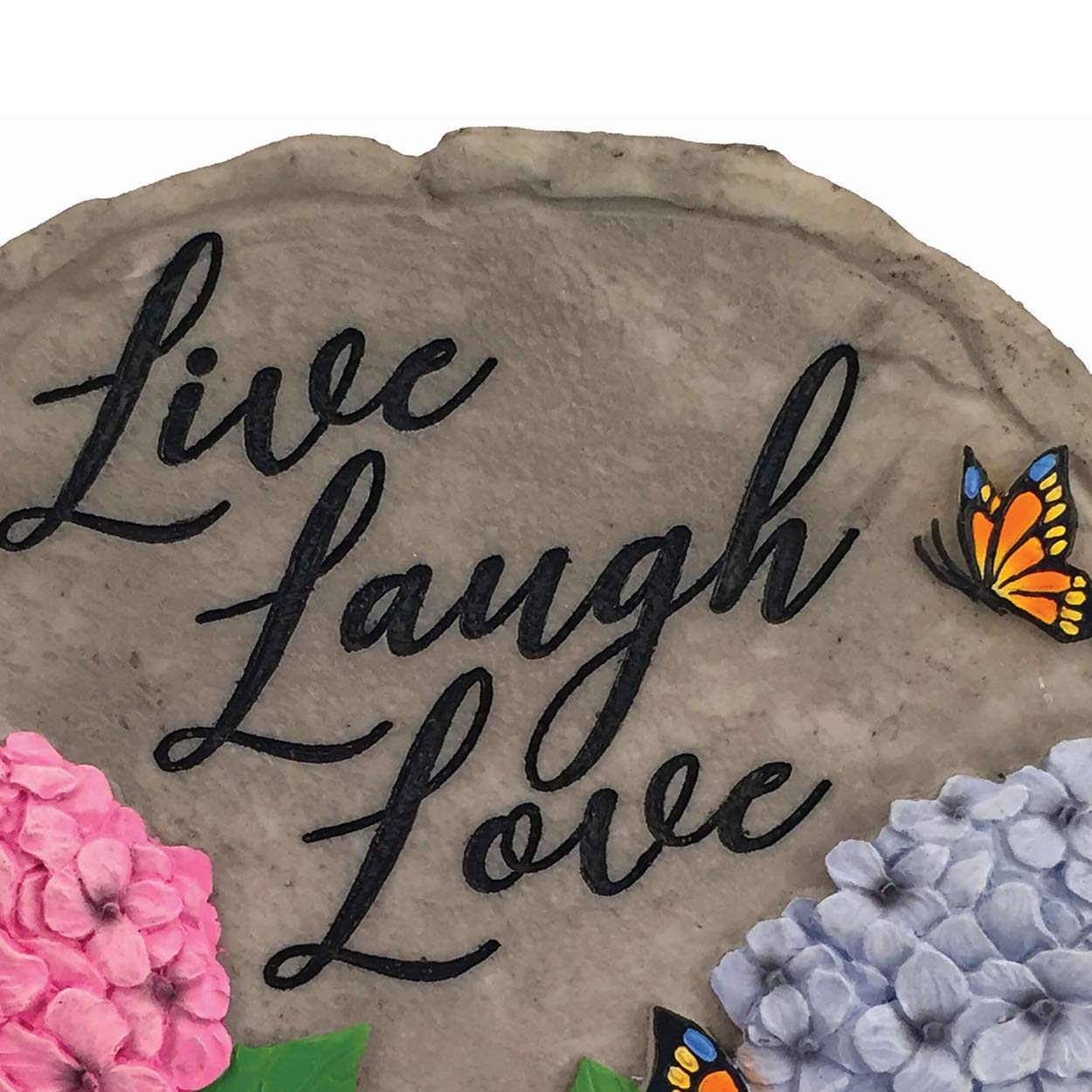 Spoontiques 13238 Live Laugh Love Stepping Stones, Multicolored