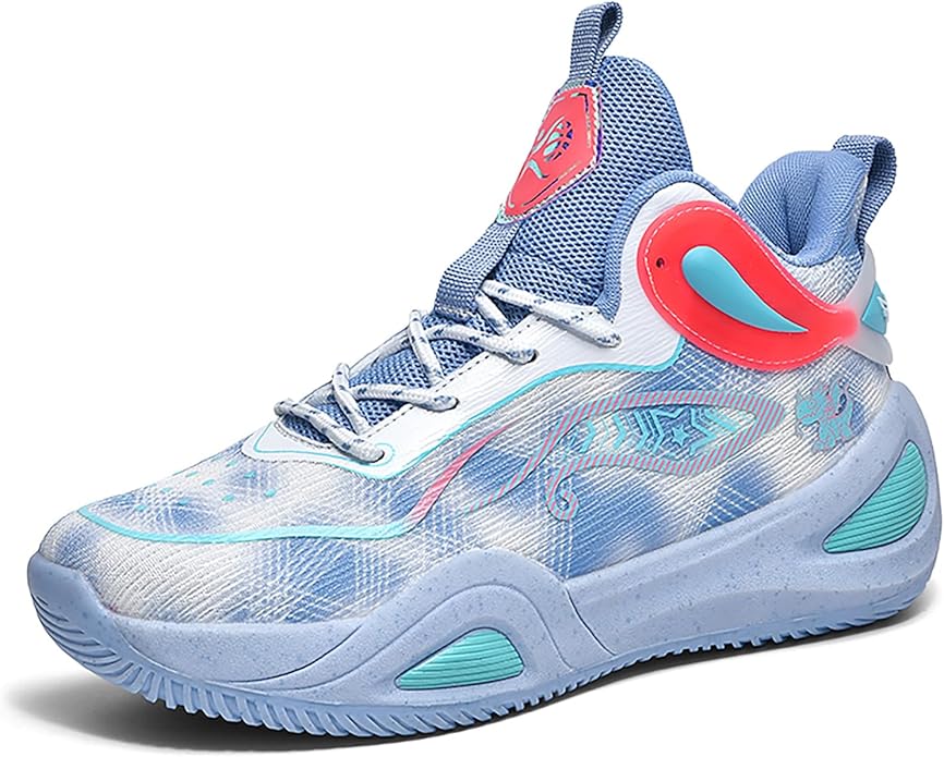 High Upper Basketball Shoes for Men Women Sneakers Fashion Breathable Sports Shoes Anti Slip