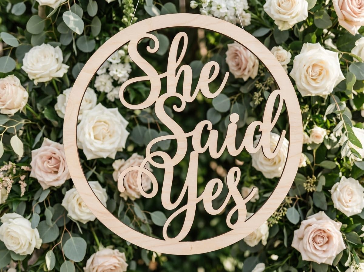 Professional Artwork Personalized Round Wood Sign, Laser Cut, Free Previews During Customization. Natural Wood Color, Sizes 12-36"