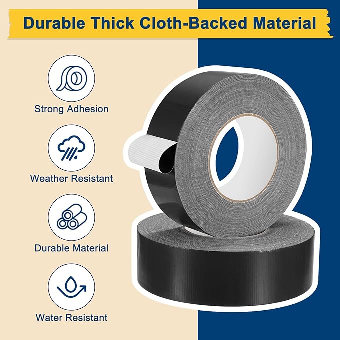 Pickleball Court Tape, Outdoor Pickleball Lines, No Residue Court Marking Kit for Temporary/Gym/Tennis/Driveway/Badminton/Backyard/Sport