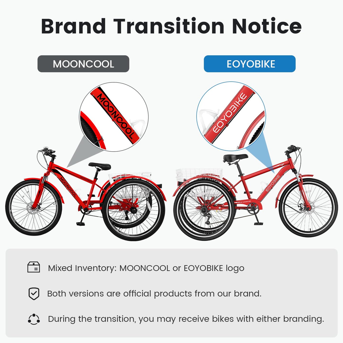Slsy Adult Mountain Tricycle, 7 Speed Three Wheel Bike, 24/26 Inch Adults Trikes for Seniors with Shopping Basket, Exercise Men's Women's Tricycles