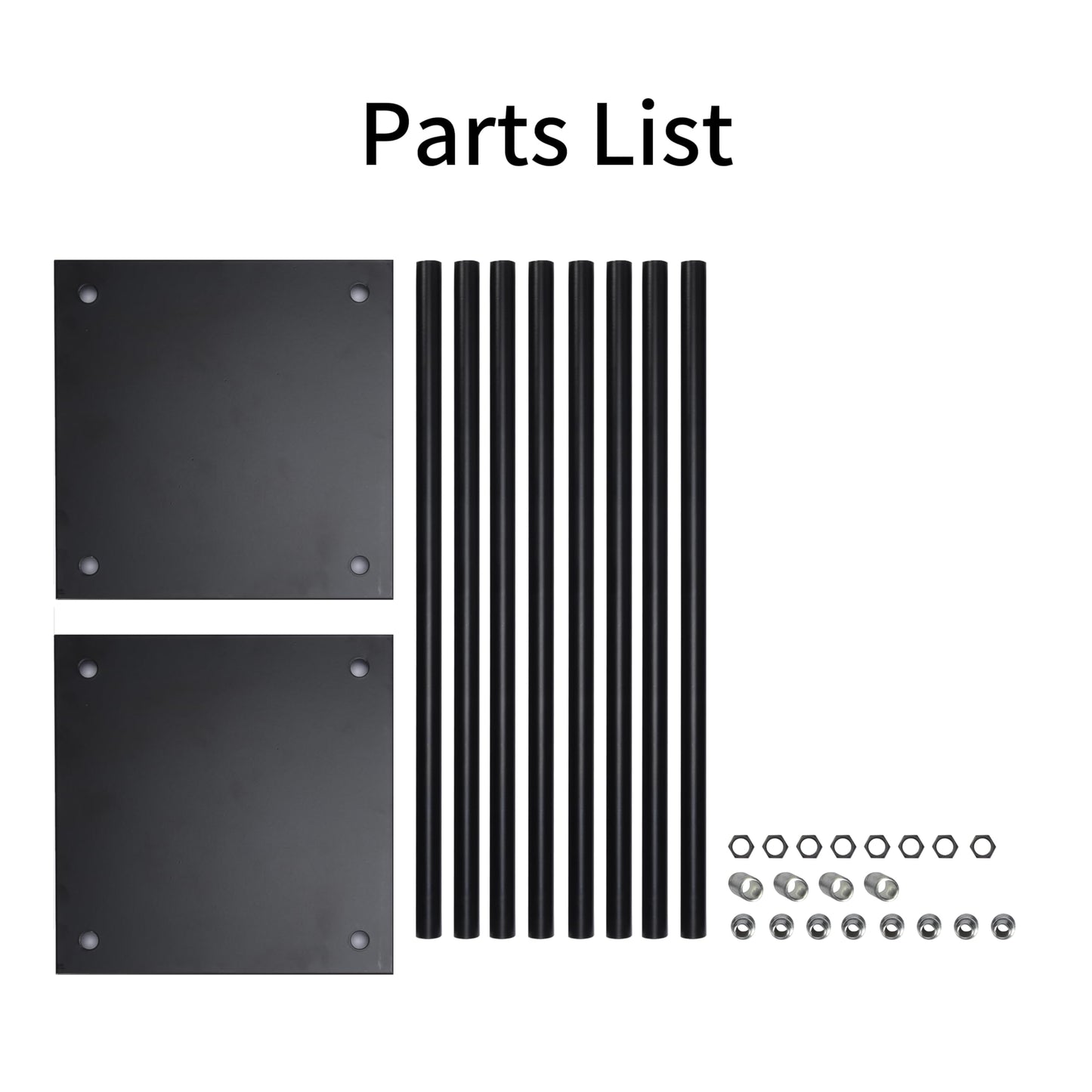 simprefine 2 Pcs 24 Inches Matte Black Wedding Flower Stand Metal Iron Display Rack Floor Vase Column Centerpiece for Event Party Anniversay Ceremony Decoration