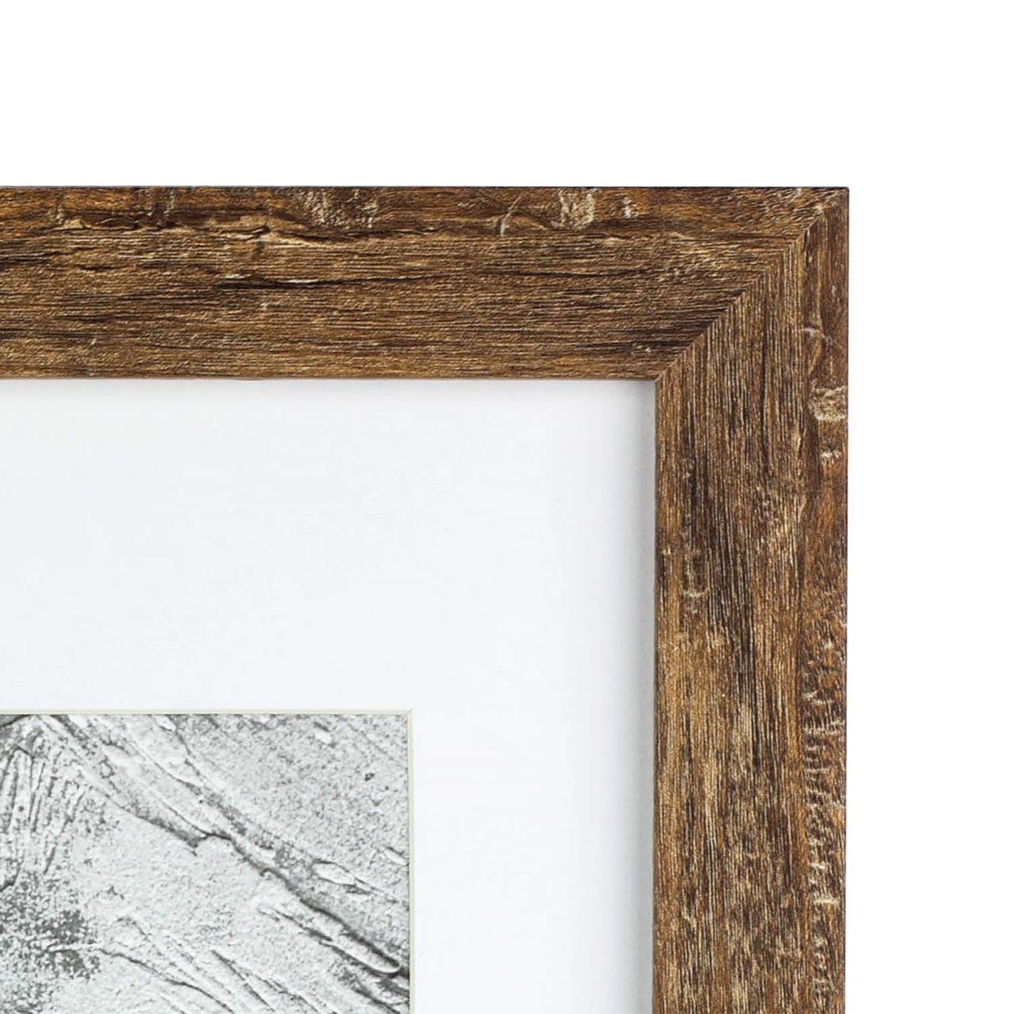 kennethan 11x14 Picture Frame Rotten Brown 2 Pcs Wooden Frame can Display 8x10 Picture with Mat or 11x14 Without Mat on the Wall For home decoration,holiday gift