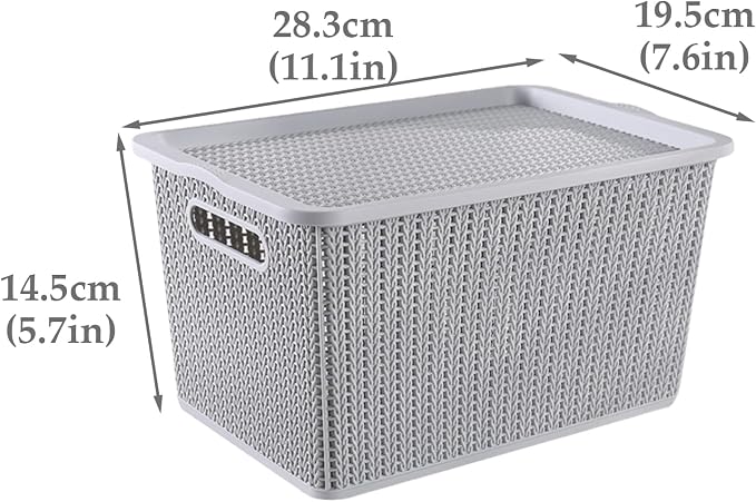 Onion and Potato Storage Baskets,Stackable Plastic Pantry Bins with Lids,BPA-Free, Multifunctional Organizers for Kitchen, Countertop, and More Vegetable Storage Pantry Baskets Organization