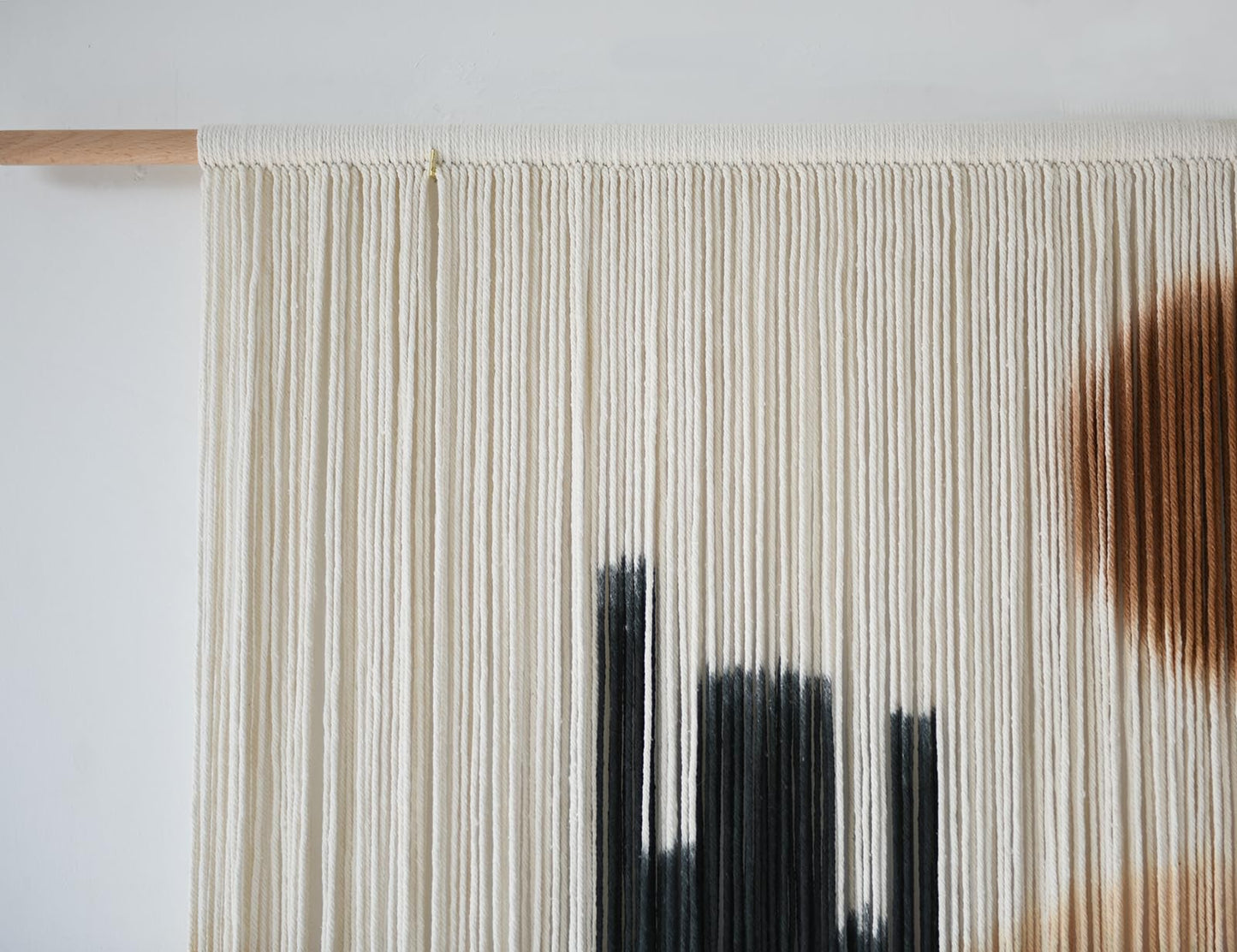 Large Macrame Wall Hanging Macrame Wall Decor 57" W x 35" L Desert Cactus Tie-Dye Large Boho Yarn Wall Decor Scale Wall Art Home Decor