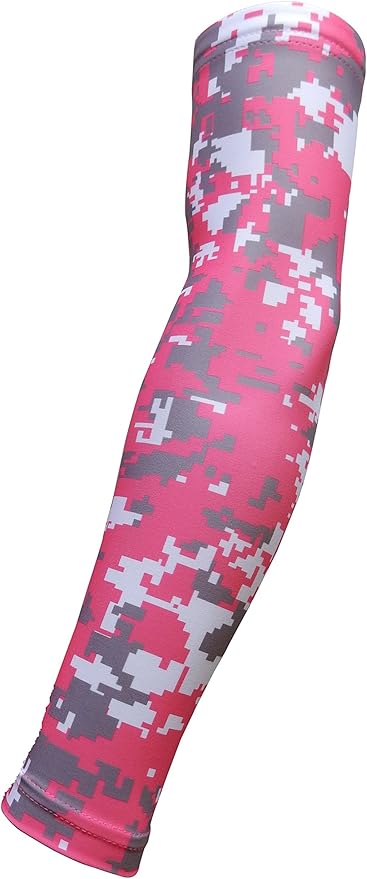 Youth & Adult Sizes Moisture Wicking Compression Arm Sleeve (1 Sleeve) (Over 100 Colors Available in Our Store)