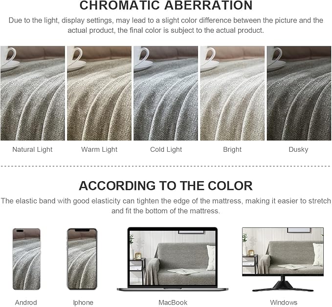 BOURINA Chenille Fluffy Throw Blanket with Decorative Fringe for Couch Cover Sofa Chair Blanket（50×60 Inches） Grey