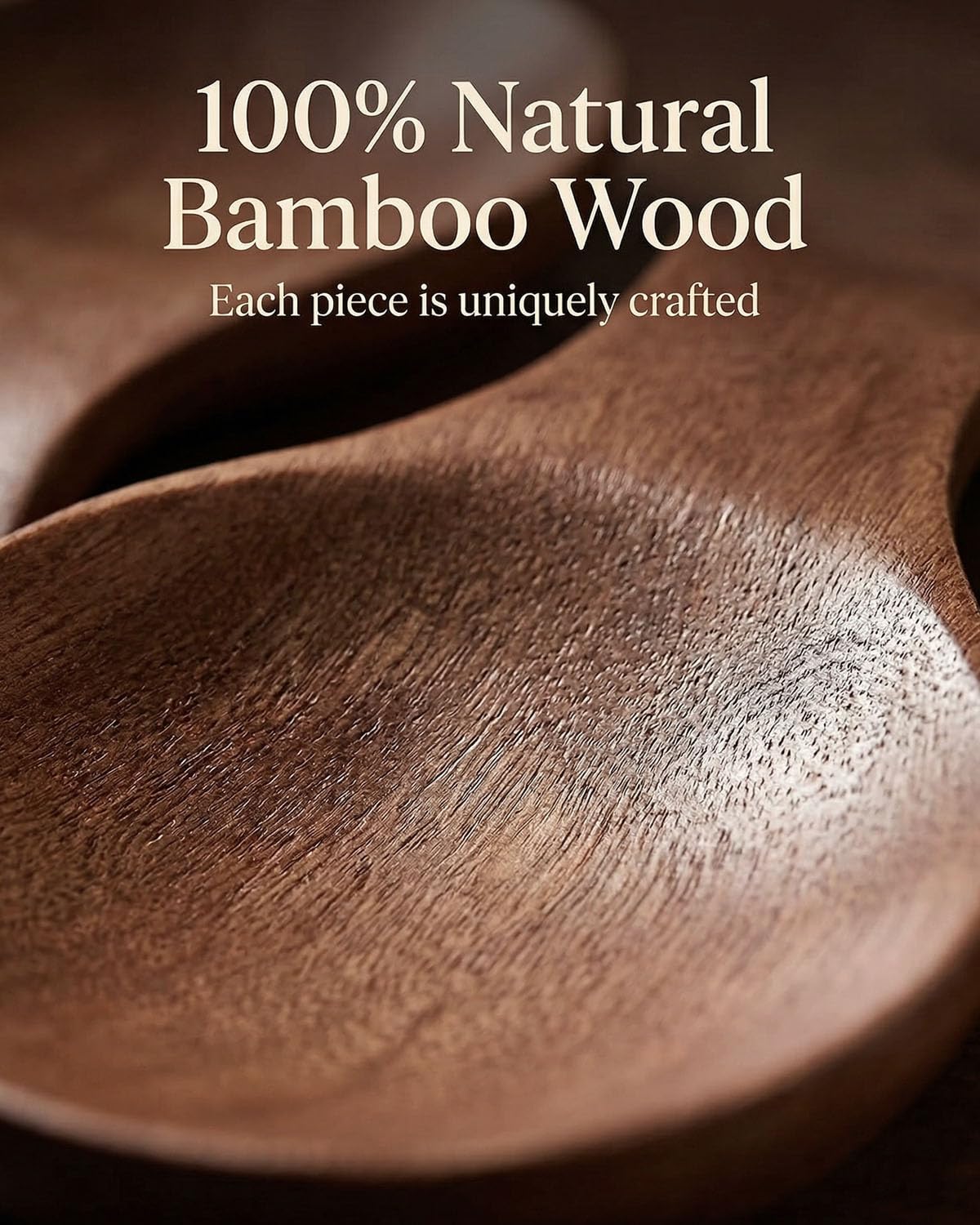 TooWoom Wood Spoon Rest for Stove Top, Bamboo Spoon Holder for Kitchen Countertop Wood Spatula Rest, Counter Spoon Holder for Countertop, Tong, Modern and Rustic for Farmhouse as a Dining Table Decor