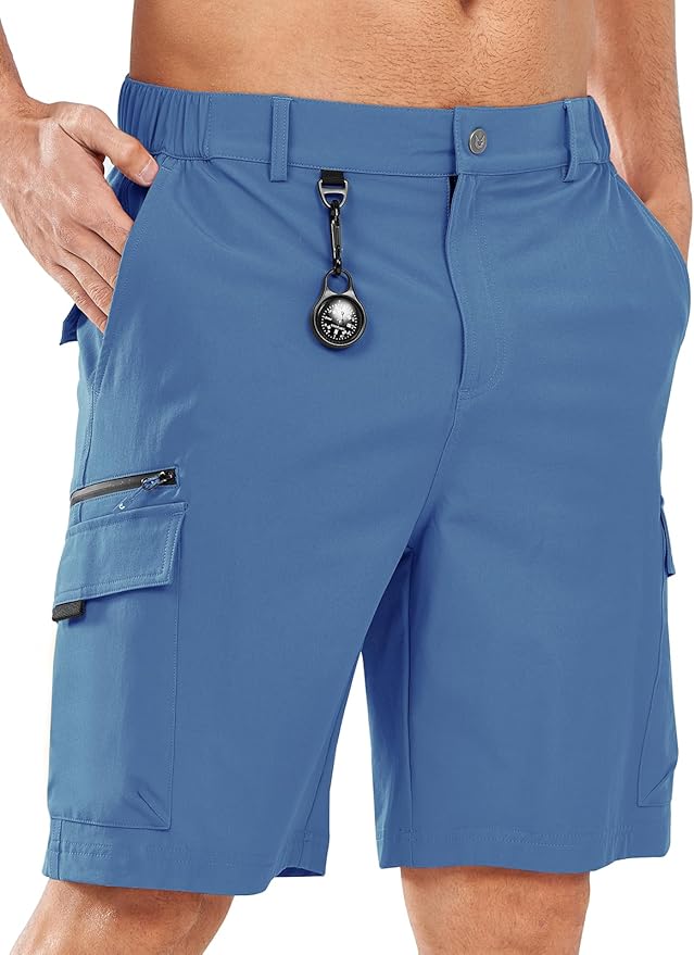 NORTHYARD Men's Cargo Hiking Shorts 9" Lightweight Outdoor Tactical Work Camping Sport Golf Casual Travel Fishing Multipocket