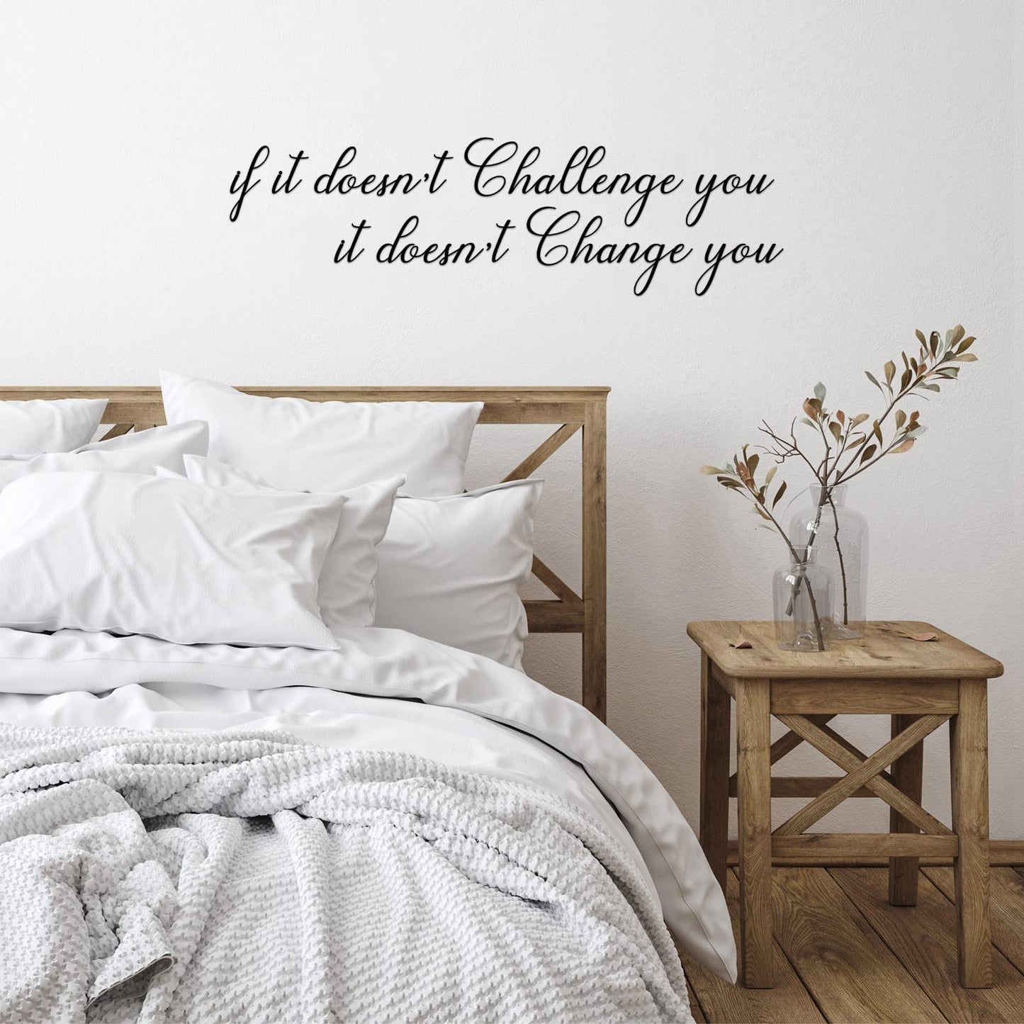 7 Pcs Inspirational Vinyl Wall Decals Motivational Quotes Peel and Stick Removable Positive Saying Affirmation Stickers for Office Classroom School Mirror Home Bathroom