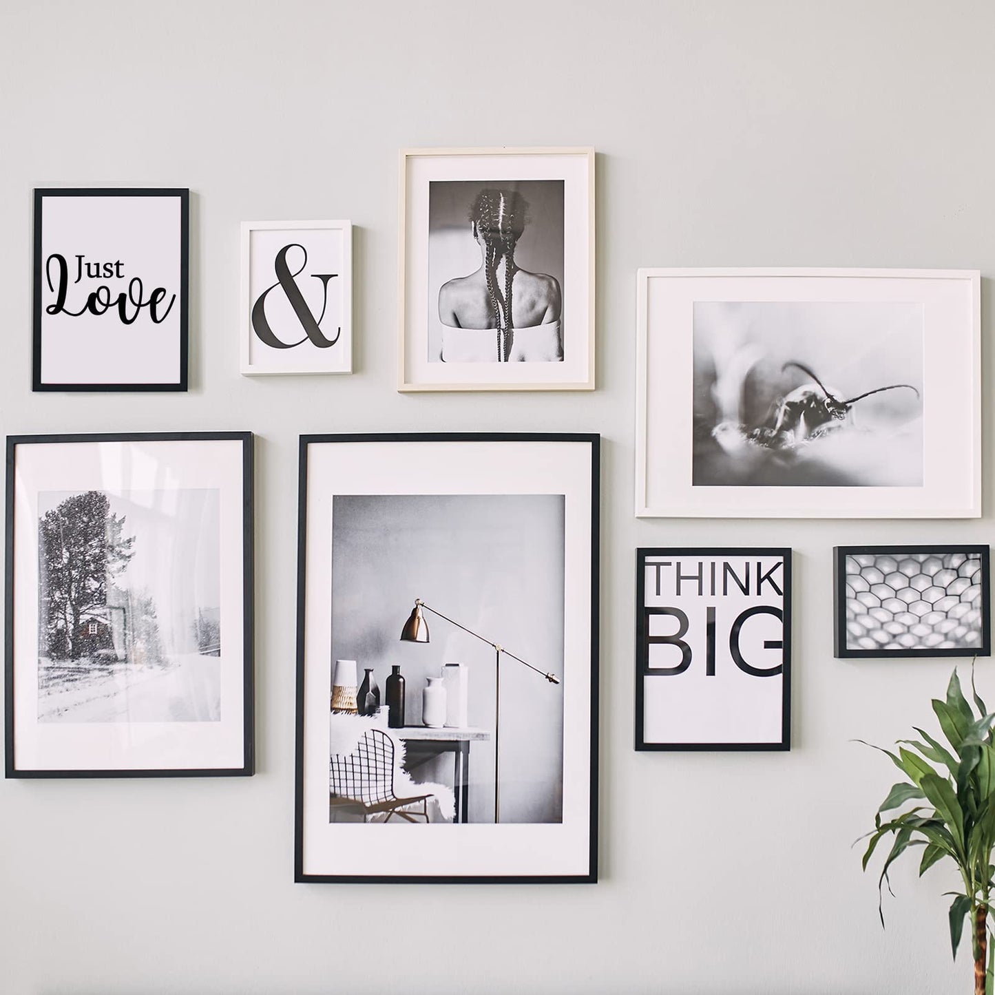 Leinuosen 25 Pcs Inspirational Wall Decal Motivational Quote Peel and Stick Vinyl Wall Quotes Stickers Removable Positive Saying for DIY Bedroom Living Room Office Art Decor