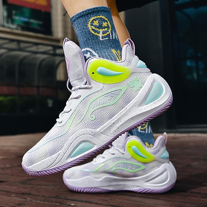 High Upper Basketball Shoes for Men Women Sneakers Fashion Breathable Sports Shoes Anti Slip