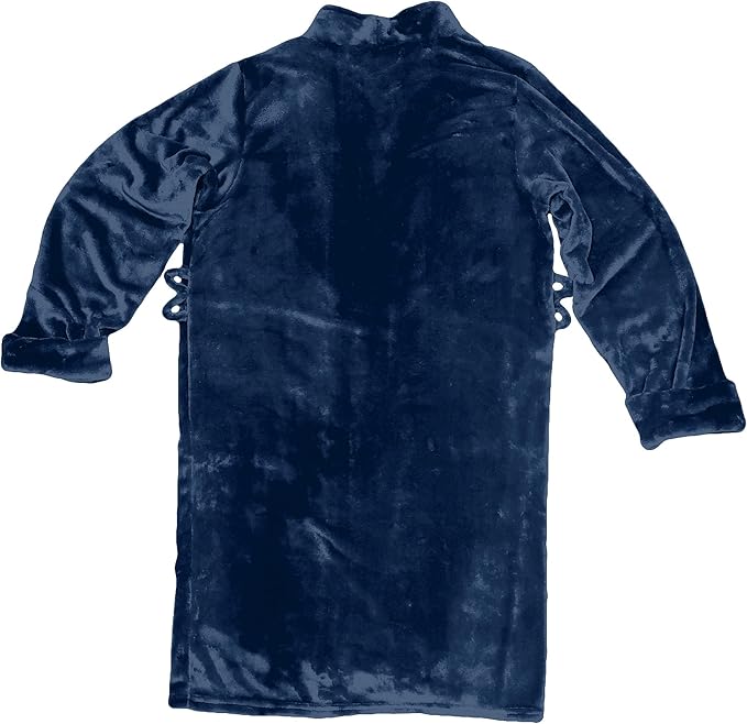 NFL Adult Unisex Silk Touch Bathrobe, Officially Licensed Loungewear, Soft Plush Polyester