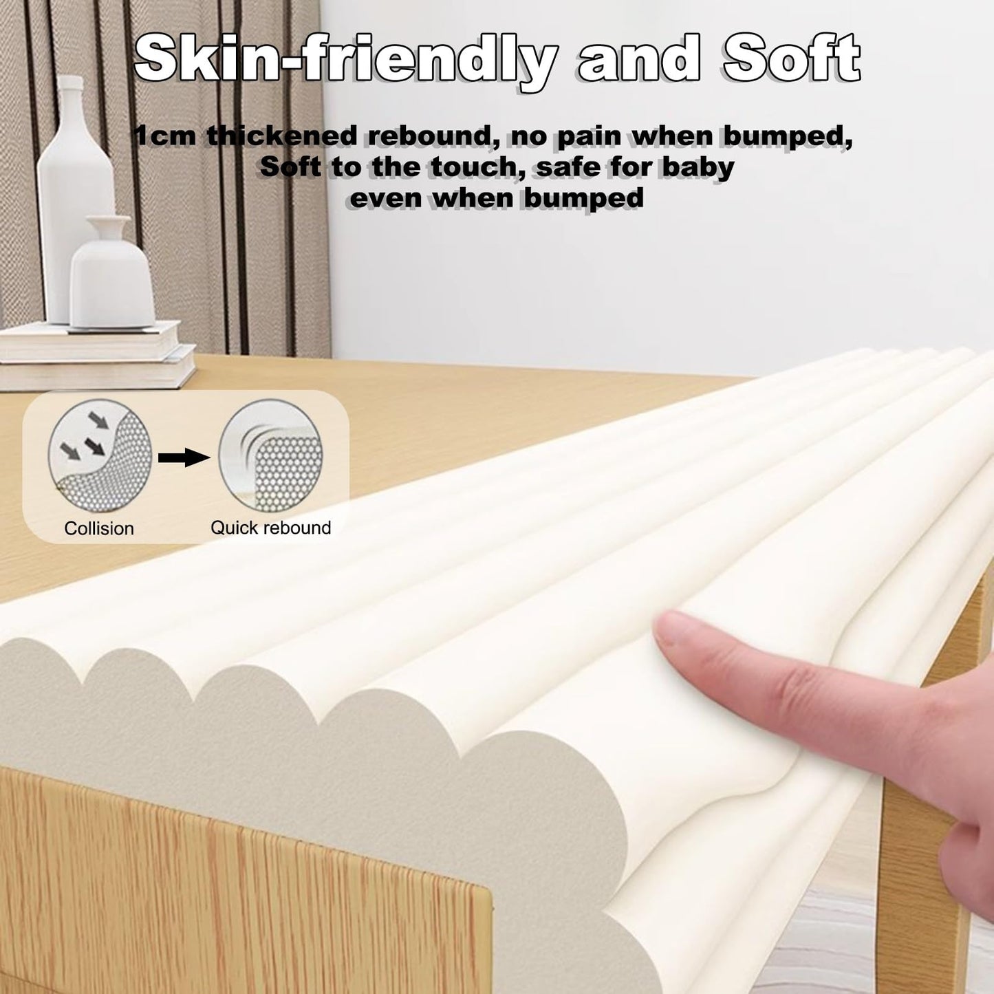 Padded Wall Panels Self-Adhesive, 3D Anti Collision Wall Padding for Kids Autism - DIY Peel and Stick on Headboard Panels for Bedroom, Tatami, Nursery, Decorative Wall Cushion(Black,11.8" x 78.7")
