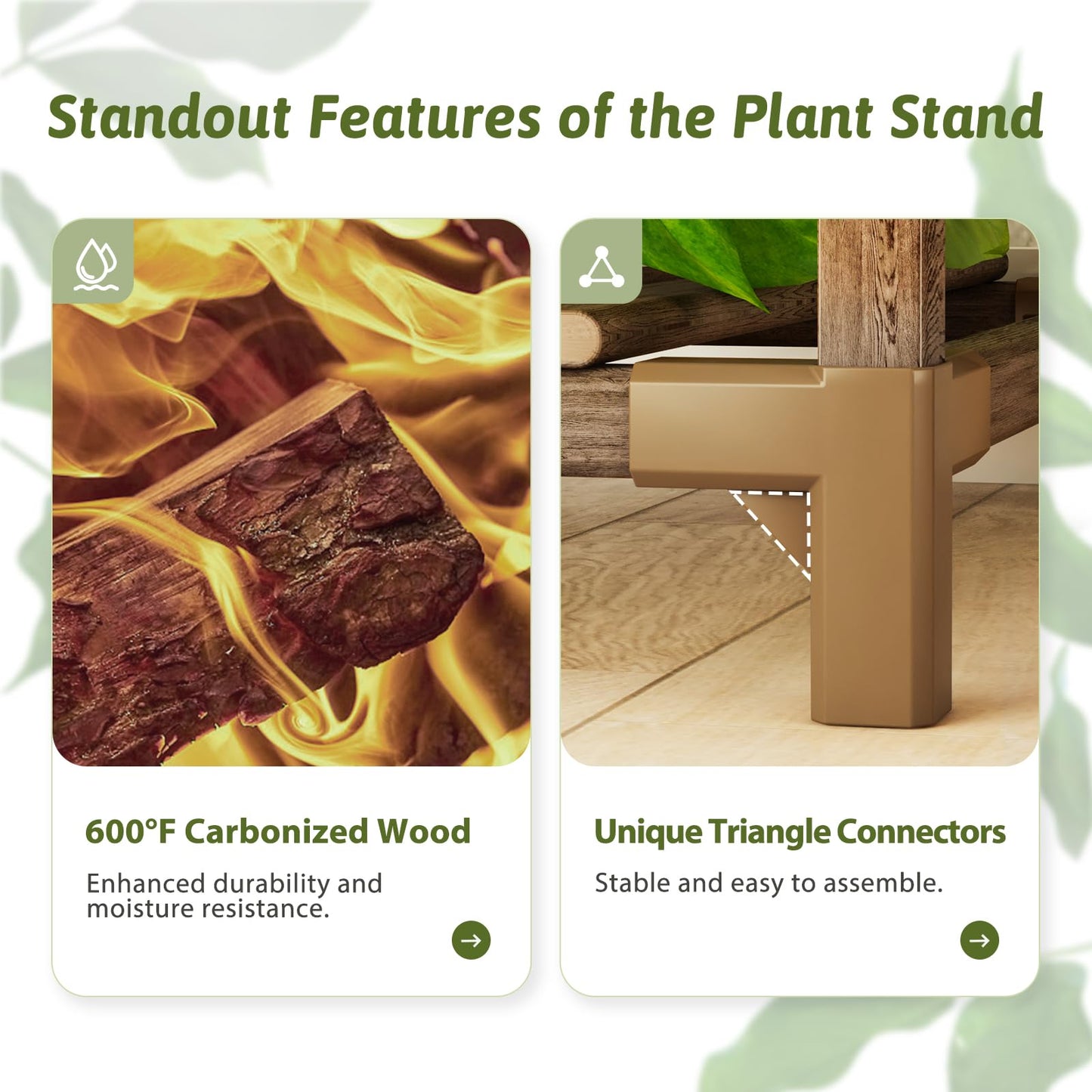 GENTINGBRO Plant Stand Indoor Outdoor 63" Tall Plant Shelf for Plants 12-Tier Large Plant Sheves for Living Room Heavy Duty Plant Rack Garden Balcony Patio Hanging Planter