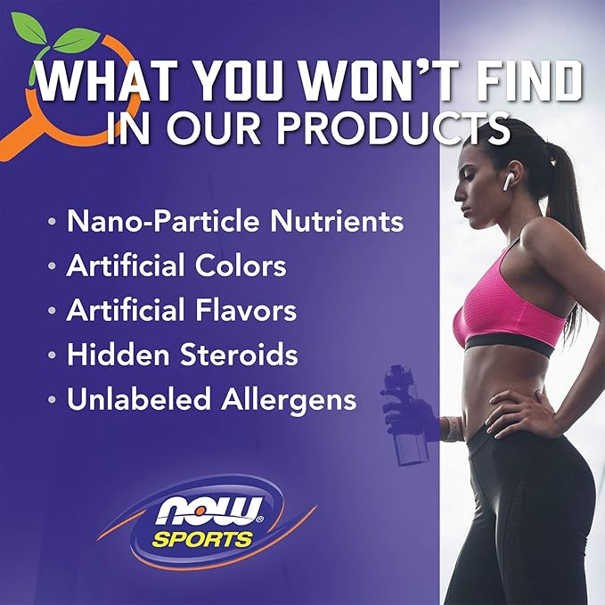 NOW Foods Sports Nutrition, Pea Protein 25 g With BCAAs, Easily Digested, Vanilla Toffee Powder, 2-Pound
