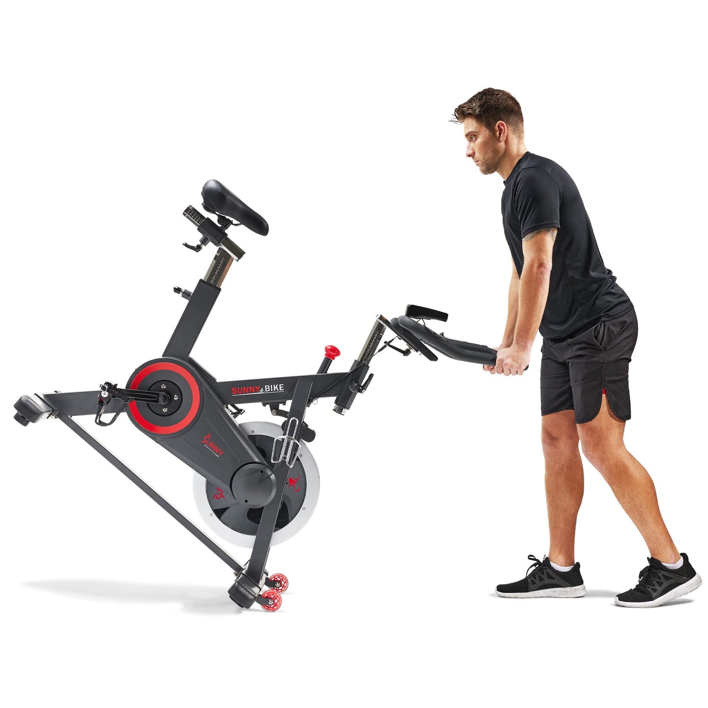 Sunny Health & Fitness Premium Indoor Cycling Smart Stationary Bike with Exclusive SunnyFit App Enhanced Connectivity - SF-B1805SMART
