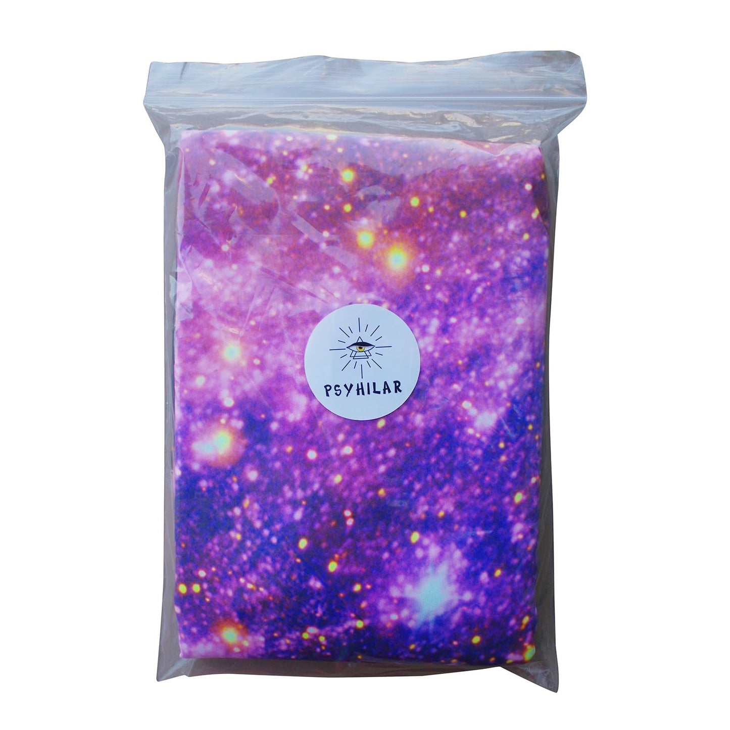 PSYHILAR Blacklight Posters for Adults and Teens, Space Galaxy Backdrop UV Reactive, Black Light Tapestry for Boys Room (59 x 51 Inches)