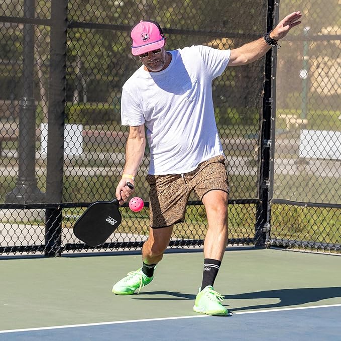 RAD Pro Pickleball Paddle Set – USAPA Approved – T700 Carbon Fiber Surface & 16mm Full-Cell Polypropylene Honeycomb Core for Power & Control – Includes Outdoor Pickleballs & Tote Bag