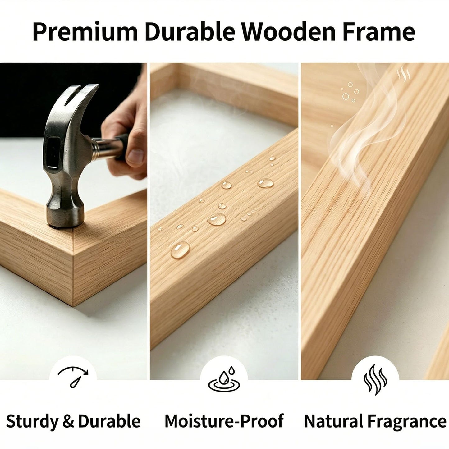 CANVISTA 40"x20" Large Floral Canvas Wall Art with Inner Frame, Modern Flower Print Painting Home Decor for Dining Living Room, Bedroom, Hallway, Office (Wildflower-Impasto, 40"x20")