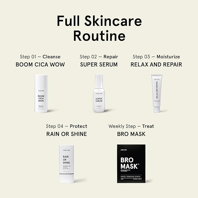 BRO MASK Korean Face Mask for Men: Premium Mens Face Mask Skin Care & Facial Anti Aging Sheet Masks with Hydrogel, Vitamin C, Hydrating Hyaluronic Acid, Hydrolyzed Collagen (2 X 4 Pack)