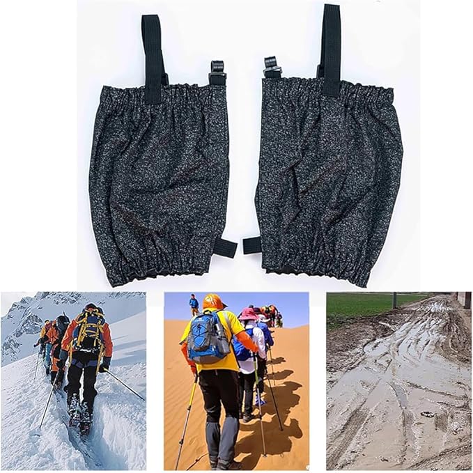 Ankle Gaiters,Lightweight Adjustable Leg Gaiters for Men Women, Waterproof Hiking Gaiters for Snow,Trail Running,Hiking,Hunting,Walking,Skiing
