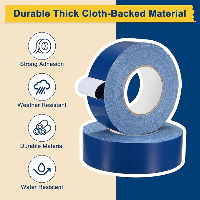 Pickleball Court Tape, Outdoor Pickleball Lines, No Residue Court Marking Kit for Temporary/Gym/Tennis/Driveway/Badminton/Backyard/Sport